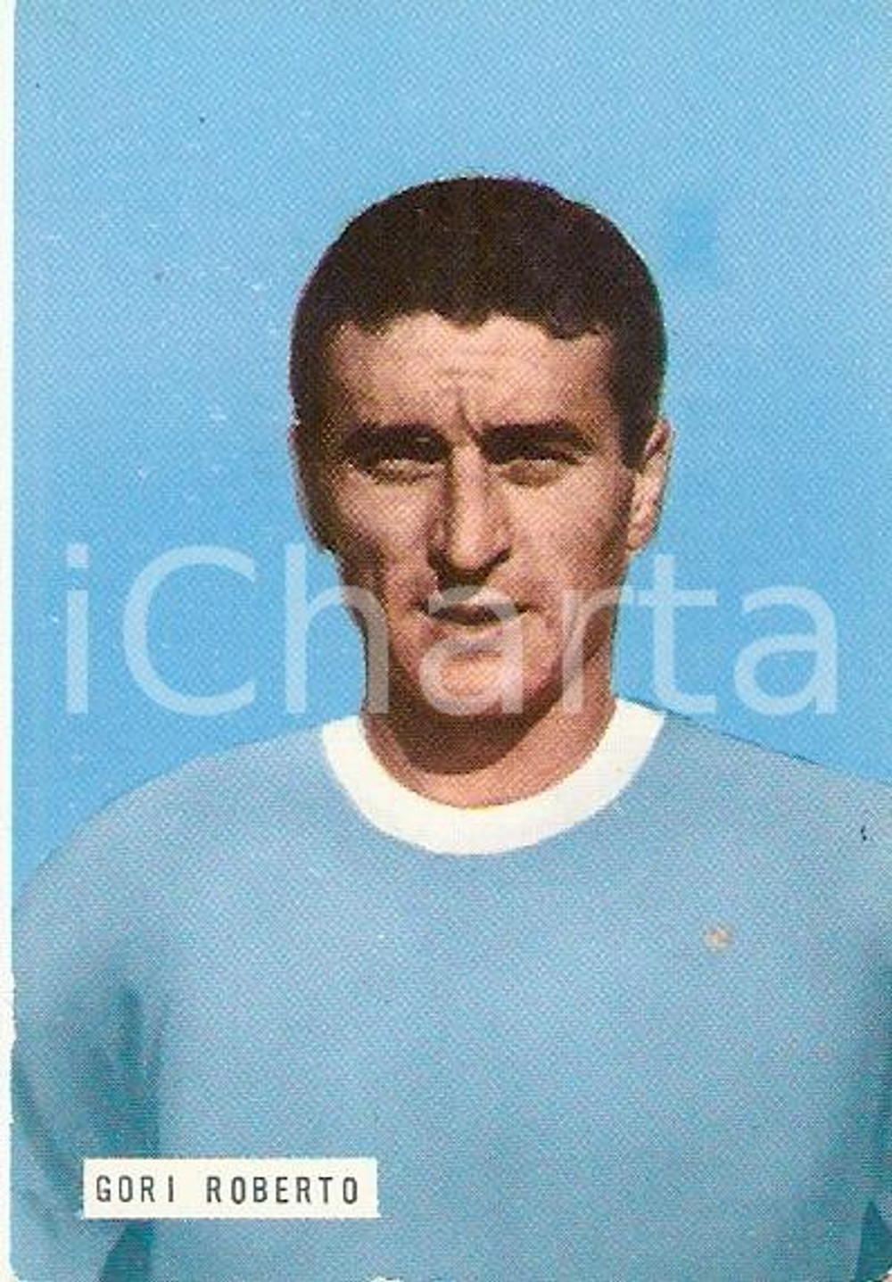 Oggetto da collezione cartaceo EDIZIONI FOTO CALCIO - CALCIATORI 1965 - 1966 Figurina Roberto GORI n. 129 1