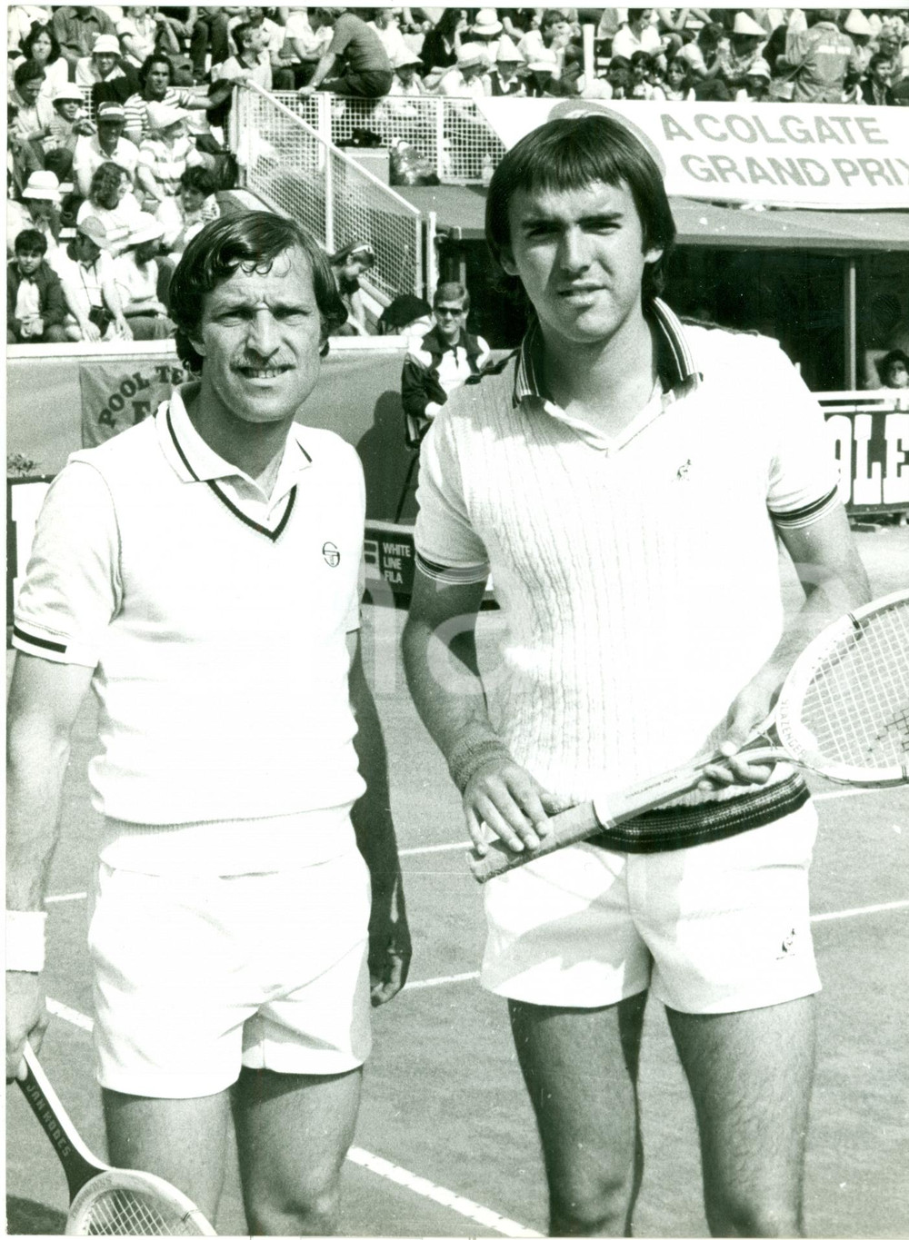 Fotografia d epoca originale 1978 TENNIS Il doppio Jan KODES Tomas SMID Fotografia 1