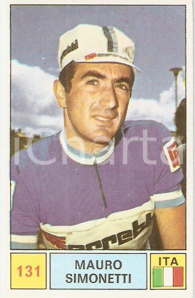 Oggetto da collezione cartaceo PANINI  SPRINT 1971 Figurina Mauro SIMONETTI n. 131 Ciclismo 1