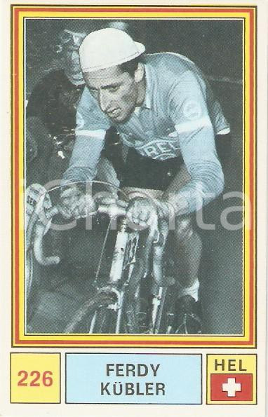 Oggetto da collezione cartaceo PANINI  SPRINT 1971 Figurina Ferdy KUBLER n. 226 Ciclismo 1