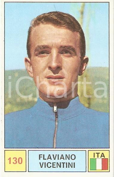 Oggetto da collezione cartaceo PANINI  SPRINT 1971 Figurina Flaviano VICENTINI n. 130 Ciclismo 1