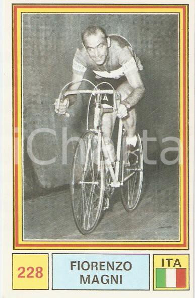 Oggetto da collezione cartaceo PANINI  SPRINT 1971 Figurina valida Fiorenzo MAGNI n. 228 Ciclismo 1