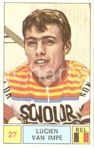 Oggetto da collezione cartaceo PANINI  SPRINT 1971 Figurina valida Lucien VAN IMPE n. 27 Ciclismo 1