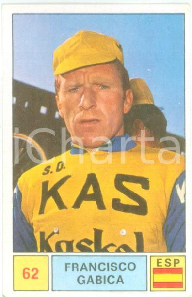 Oggetto da collezione cartaceo PANINI  SPRINT 1971 Figurina Francisco GABICA n. 62 Ciclismo Sponsor KAS 1