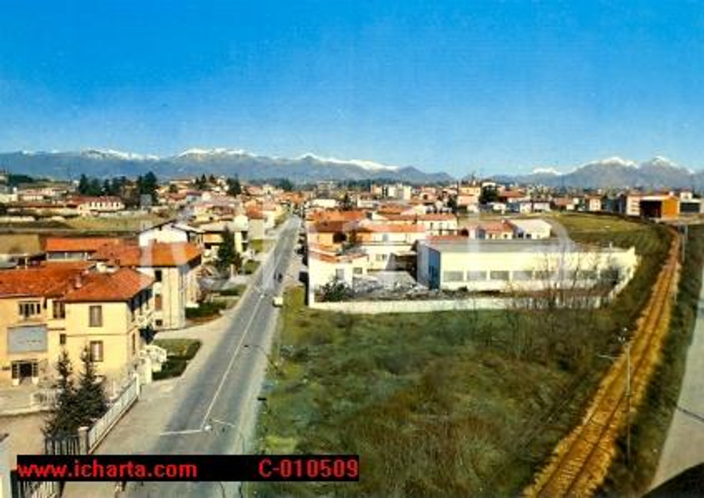 Cartolina originale da collezione 1970 AROSIO (CO) - Panorama d'epoca a colori 1