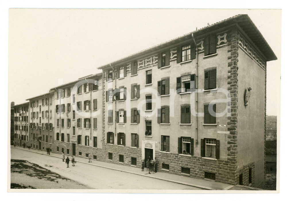 Fotografia d epoca originale 1930 ca TRIESTE Via Giovanni Orlandini  Edilizia popolare RIONE LITTORIO Foto 2 1