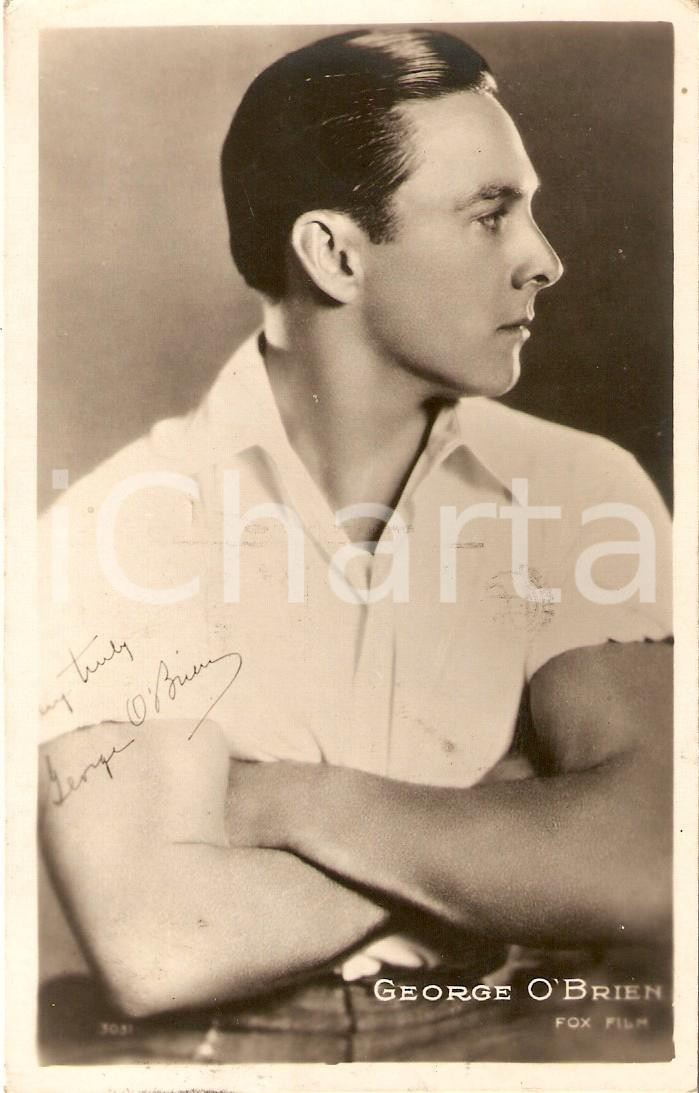 Cartolina originale da collezione 1927 CINEMA Actor George O'BRIEN Portrait *Cartolina FP NV 1