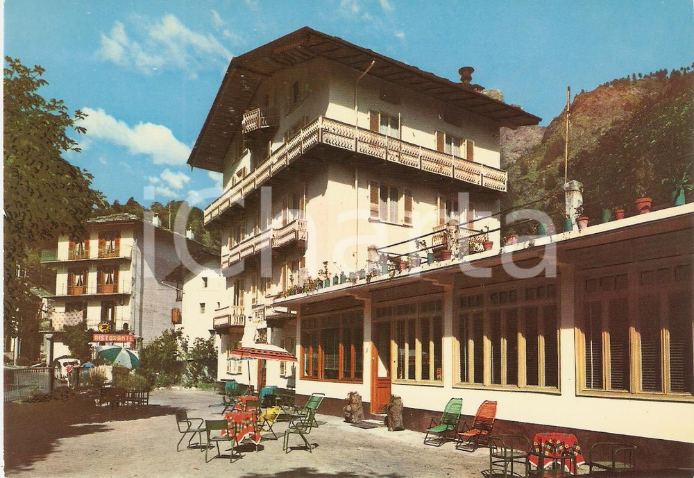 Cartolina originale da collezione 1970 ca ALA DI STURA TO Borgo MONDRONE Albergo Regina Cartolina FG NV 1