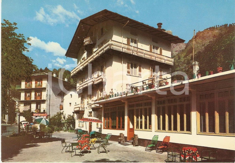 Cartolina originale da collezione 1970 ca ALA DI STURA TO Borgo MONDRONE Albergo Regina Cartolina FG NV 1