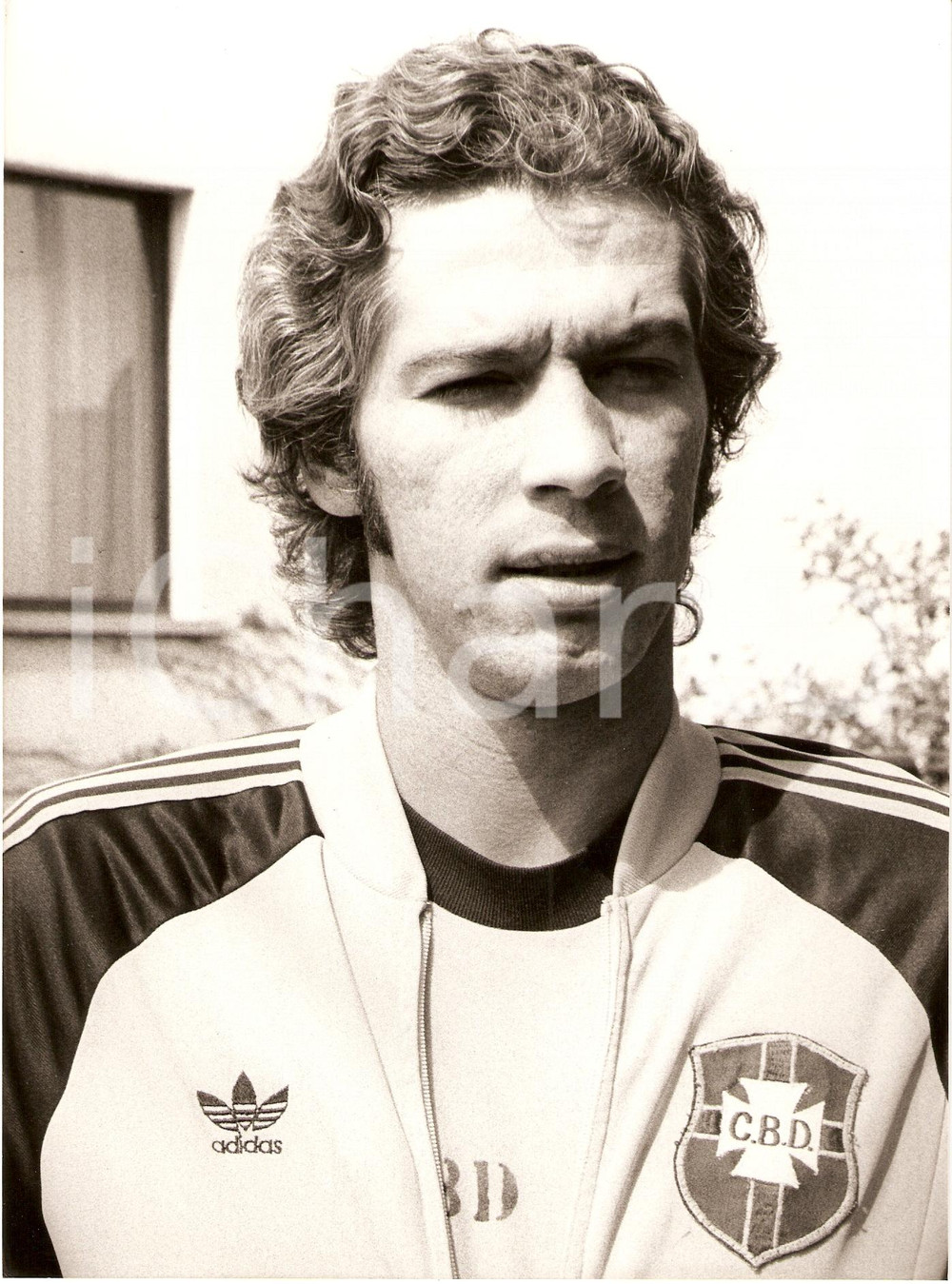 Fotografia d epoca originale 1978 BRASILE Calcio MONDIALI Emerson LEAO Ritratto Nazionale Fotografia 1