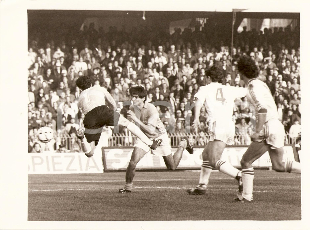 Fotografia d epoca originale 1988 NAPOLI CALCIO Maurizio NERI scontro con portiere Fotografia 1