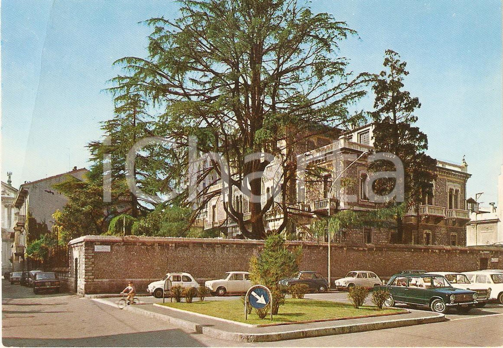 Cartolina originale da collezione 1965 ca BUSTO ARSIZIO (VA) Villa OTTOLINI TOVAGLIERI e via Parona *Cartolina 4 1
