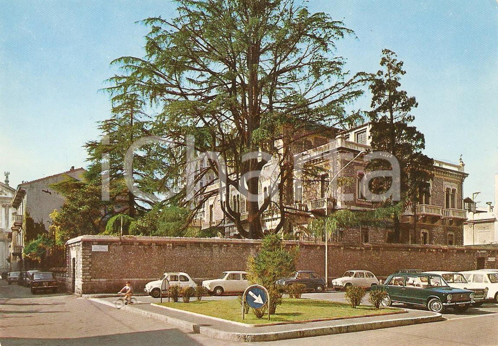 Cartolina originale da collezione 1965 ca BUSTO ARSIZIO VA Villa OTTOLINI TOVAGLIERI e via Parona Cartolina 2 1