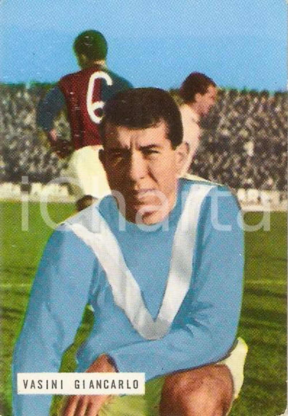 Oggetto da collezione cartaceo EDIZIONI FOTO CALCIO - CALCIATORI 1965 - 1966 Figurina Giancarlo VASINI n. 31 1