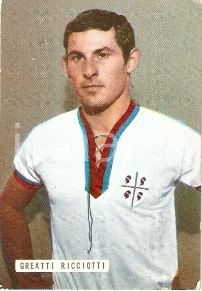 Oggetto da collezione cartaceo EDIZIONI FOTO CALCIO  CALCIATORI 1965  1966 Figurina Ricciotti GREATTI n. 47 1