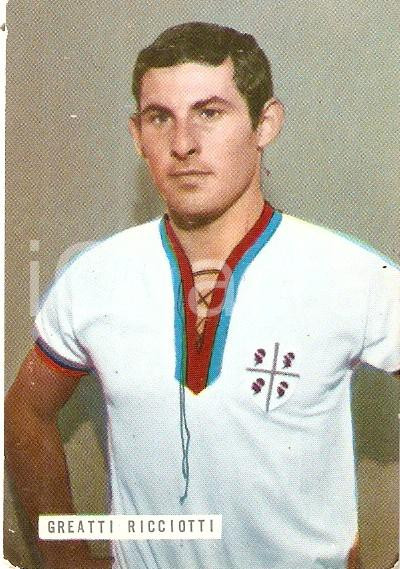 Oggetto da collezione cartaceo EDIZIONI FOTO CALCIO  CALCIATORI 1965  1966 Figurina Ricciotti GREATTI n. 47 1