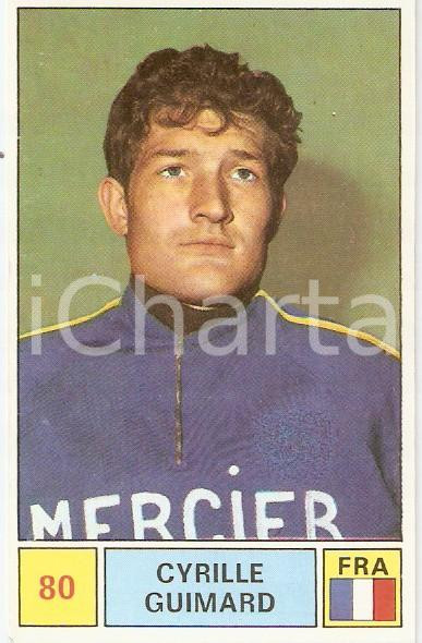 Oggetto da collezione cartaceo PANINI  SPRINT 1971 Figurina Cyrille GUIMARD n. 80 Ciclismo MERCIER 1