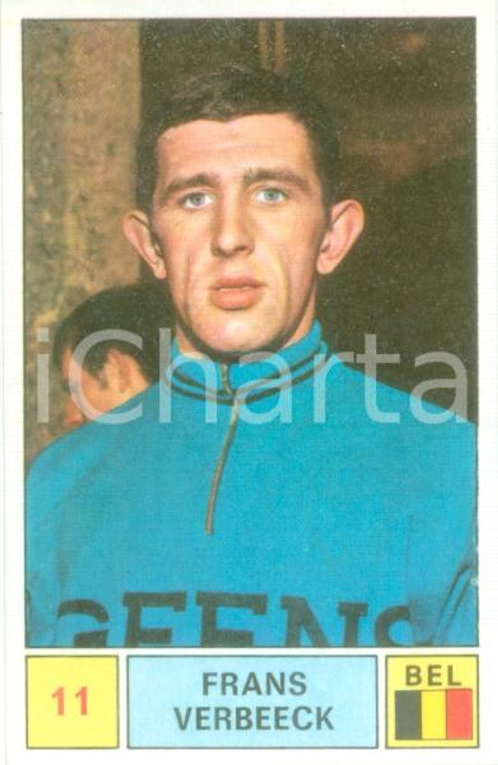 Oggetto da collezione cartaceo PANINI - SPRINT 1971 Figurina Frans VERBEECK n. 11 Ciclismo Sponsor GEENS 1