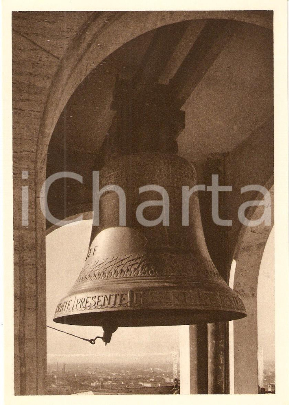 Cartolina originale da collezione 1935 ca TORINO Campana Martiri fascisti nella Torre LITTORIA *Cartolina FG NV 1