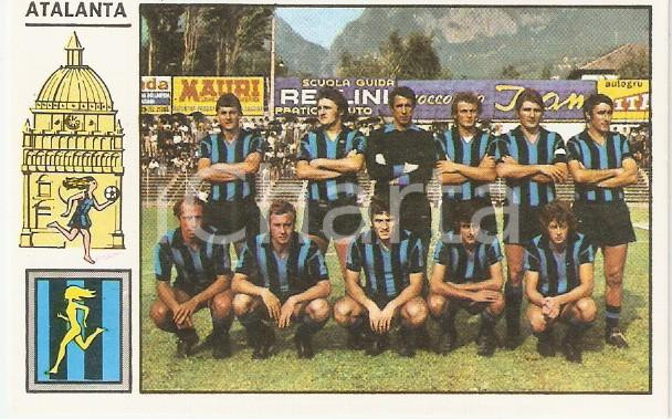 Oggetto da collezione cartaceo PANINI  CALCIATORI 1971  1972 Figurina ATALANTA Formazione 1