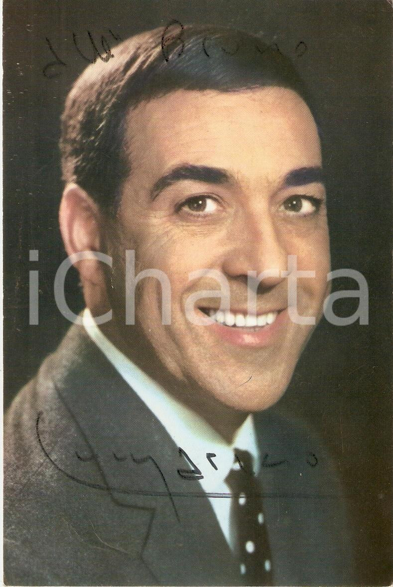 Autografo originale 1963 MUSICA Tenore Luis MARIANO Fotografia seriale con AUTOGRAFO 1
