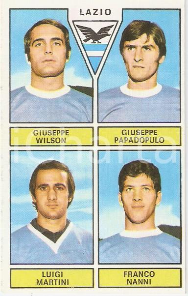 Oggetto da collezione cartaceo PANINI  CALCIATORI 1971 1972 Figurina LAZIO Wilson Papadopulo Martini Nanni 1