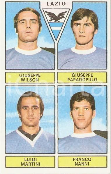 Oggetto da collezione cartaceo PANINI  CALCIATORI 1971 1972 Figurina LAZIO Wilson Papadopulo Martini Nanni 1