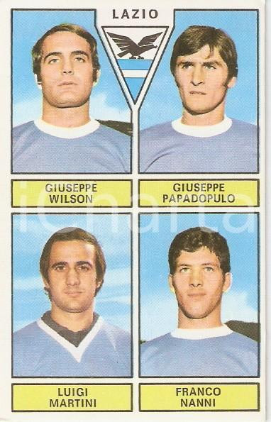 Oggetto da collezione cartaceo PANINI  CALCIATORI 1971 1972 Figurina LAZIO Wilson Papadopulo Martini Nanni 1