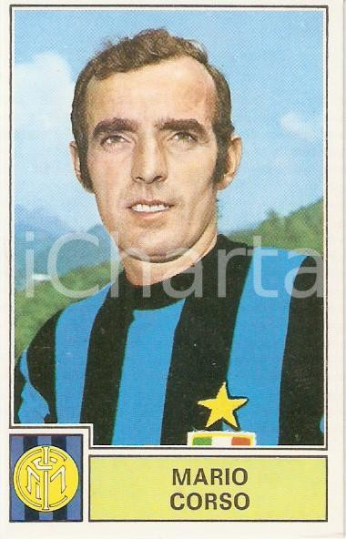 Oggetto da collezione cartaceo PANINI  CALCIATORI 1971  1972 Figurina Mario CORSO Serie A INTER 1