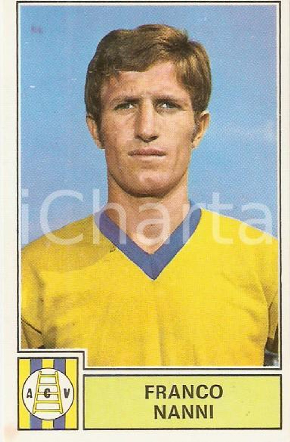 Oggetto da collezione cartaceo PANINI - CALCIATORI 1971 - 1972 Figurina Franco NANNI Serie A VERONA 1