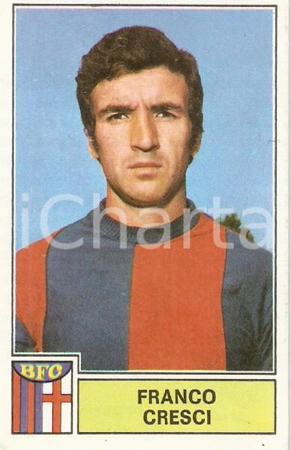 Oggetto da collezione cartaceo PANINI - CALCIATORI 1971 - 1972 Figurina Franco CRESCI Serie A BOLOGNA 1