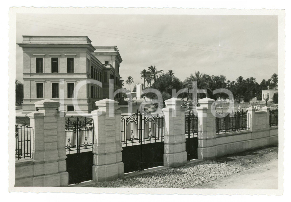 1932 TRIPOLI Ospedale Vittorio Emanuele III Padiglione di chirurgia - Foto 16x11 Fotografia originale d'epoca, con didascalia al verso. GOOD/buono  Formato: 16x11 cm originale e autentica 1