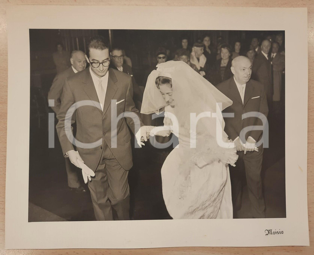 Fotografia d epoca originale 1960 ca TORINO Giornalista Antonio ANTONUCCI alle nozze della figlia Foto 1 1