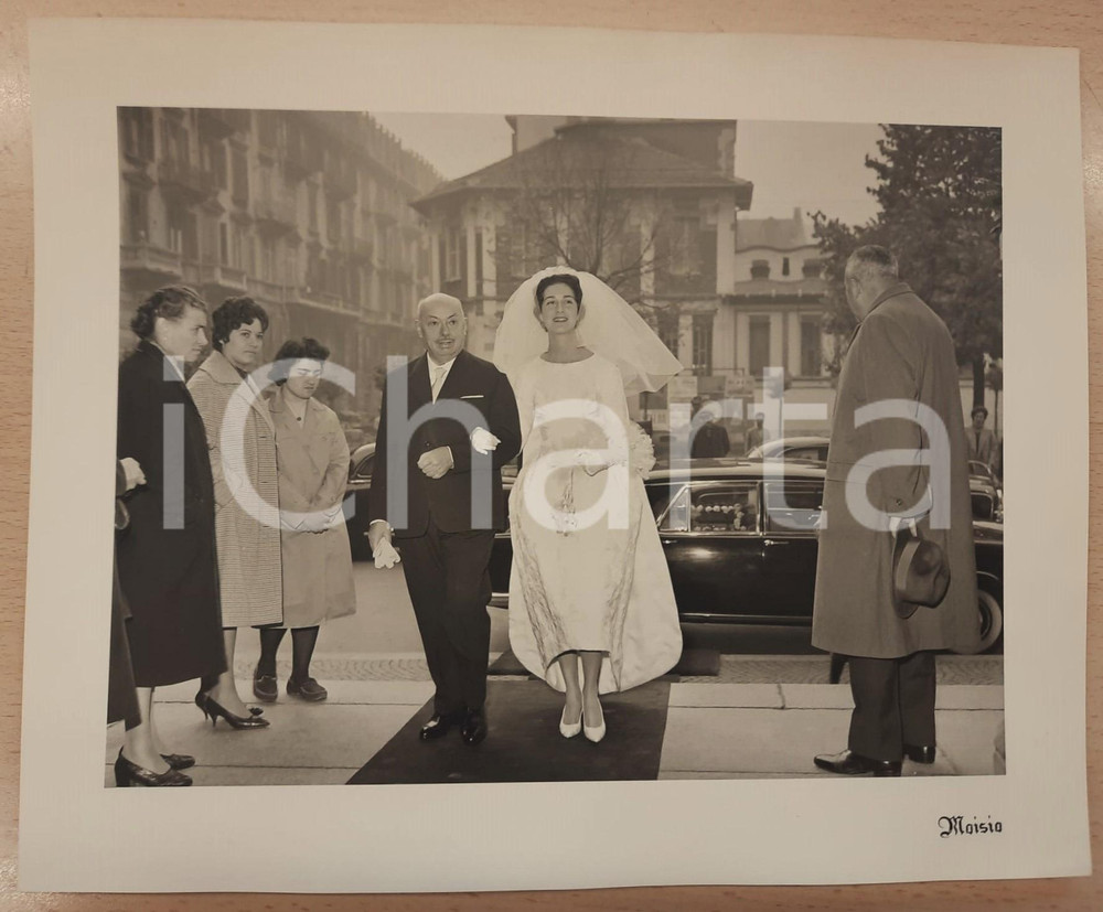 Fotografia d epoca originale 1960 ca TORINO Giornalista Antonio ANTONUCCI alle nozze della figlia Foto 4 1