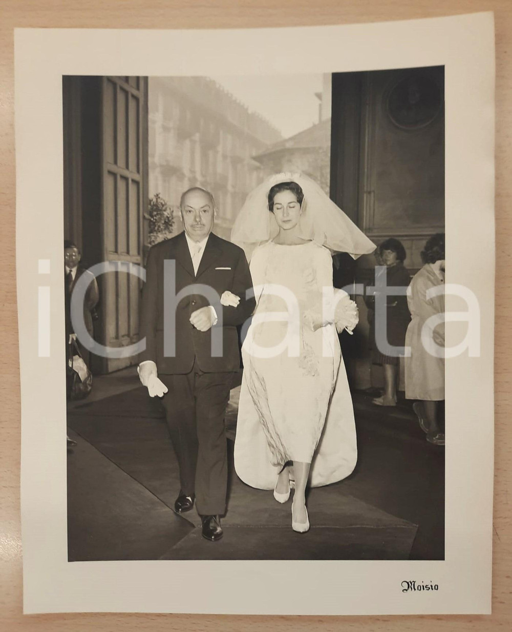 Fotografia d epoca originale 1960 ca TORINO Giornalista Antonio ANTONUCCI alle nozze della figlia Foto 5 1