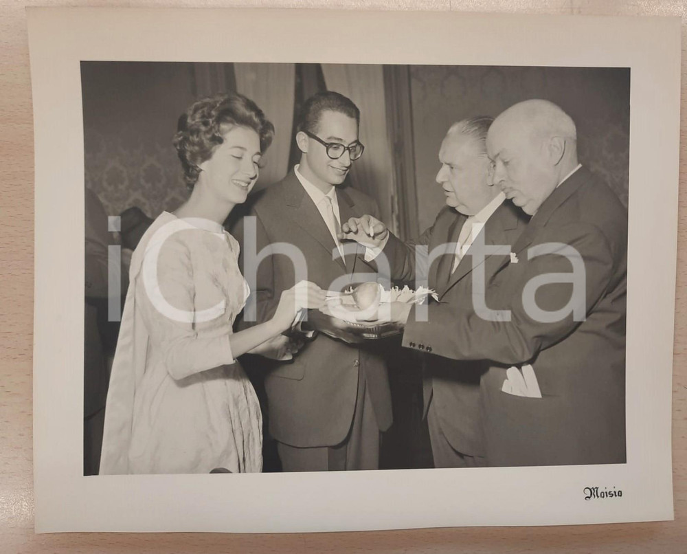 Fotografia d epoca originale 1960 ca TORINO Antonio ANTONUCCI alle nozze della figlia  Bruno ROGHI Foto 1
