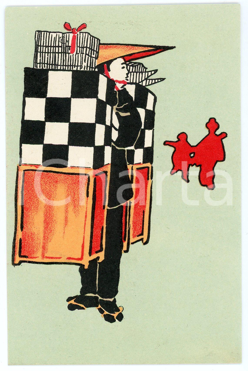 1910 ca JAPAN CUSTOMS Insect vendor - Illustrated postcard SEIKWADO TOKYO (2)  Cartolina postale d'epoca, non viaggiata.CONDIZIONI: G FORMATO: FPEDITORE: Seikwado - Shiba, Tokyo    originale e autentica 1