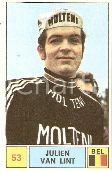 Oggetto da collezione cartaceo PANINI  SPRINT 1971 Figurina Julien VAN LINT n. 53 Ciclismo Sponsor MOLTENI 1