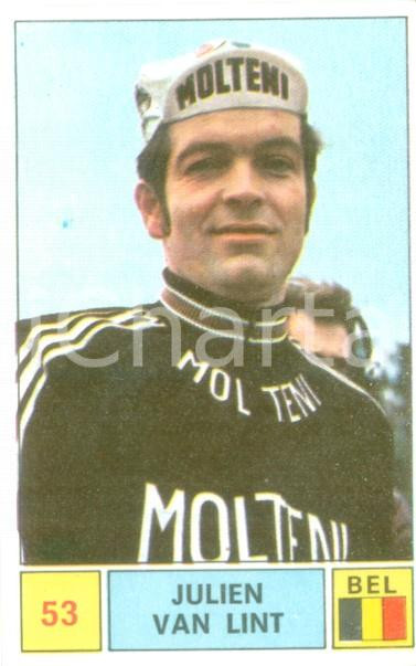 Oggetto da collezione cartaceo PANINI  SPRINT 1971 Figurina Julien VAN LINT n. 53 Ciclismo Sponsor MOLTENI 1