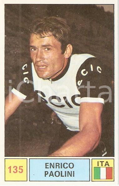Oggetto da collezione cartaceo PANINI  SPRINT 1971 Figurina Enrico PAOLINI n. 135 Ciclismo 1