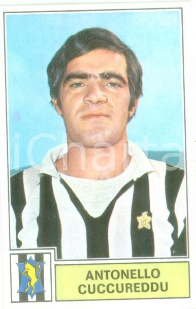 Oggetto da collezione cartaceo PANINI CALCIATORI 1971  1972 Figurina Antonello CUCCUREDDU Serie A JUVENTUS 2 1