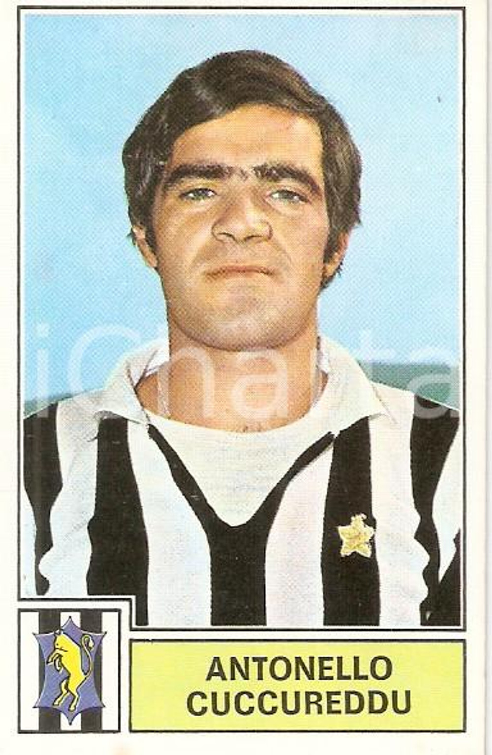 Oggetto da collezione cartaceo PANINI CALCIATORI 1971 - 1972 Figurina Antonello CUCCUREDDU Serie A JUVENTUS 3 1