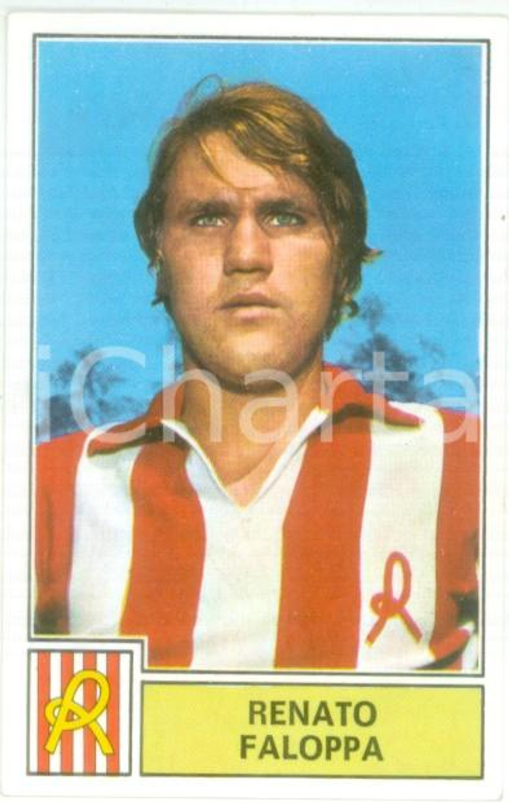 Oggetto da collezione cartaceo PANINI CALCIATORI 1971-1972 Figurina Renato FALOPPA Serie A LANEROSSI VICENZA 2 1