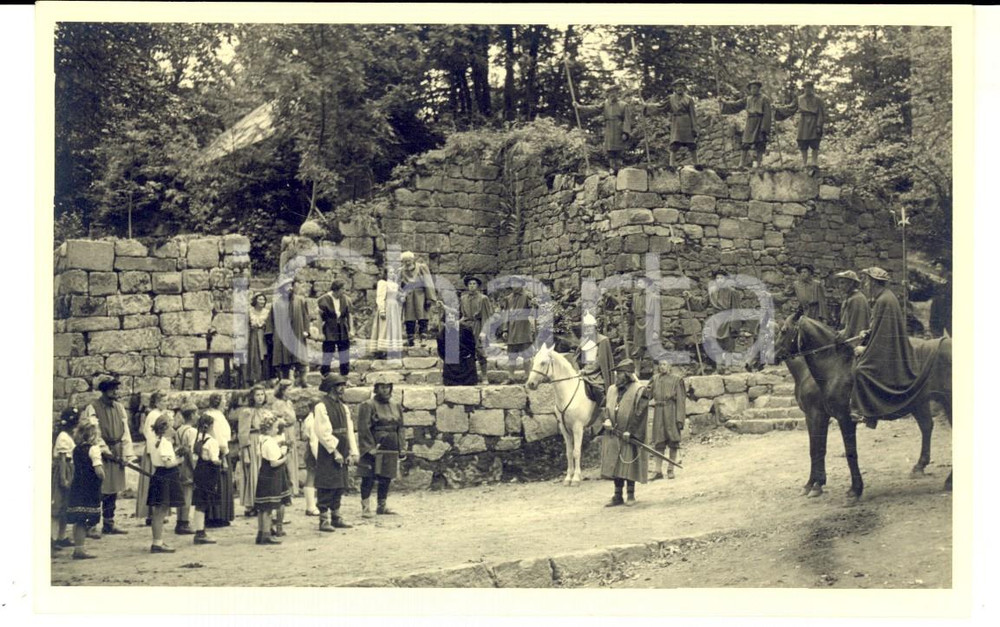 Fotografia d epoca originale 1920  ca ROTZ SCHWARZENBURG CASTLE  Openair festival Der Guttensteiner Photo 1