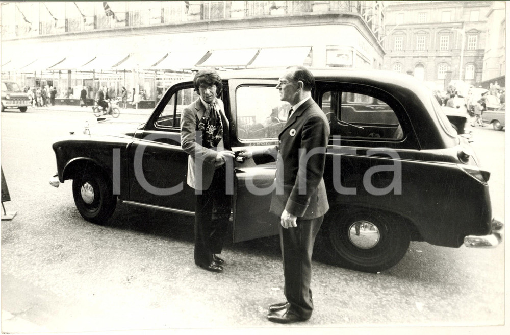Fotografia d epoca originale 1972 EDINBURGH Eurovision Song Contest  Arrivo Nicola DI BARI 2 Foto 1