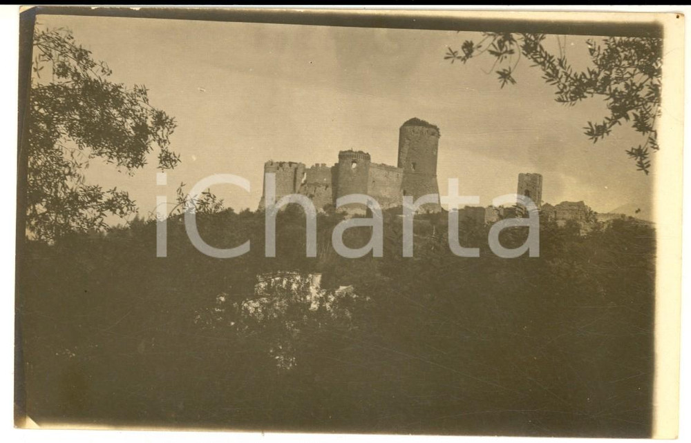Fotografia d epoca originale 1910 ca CASTELLO DI LETTERE NA Veduta panoramica  Foto cartolina 2 1