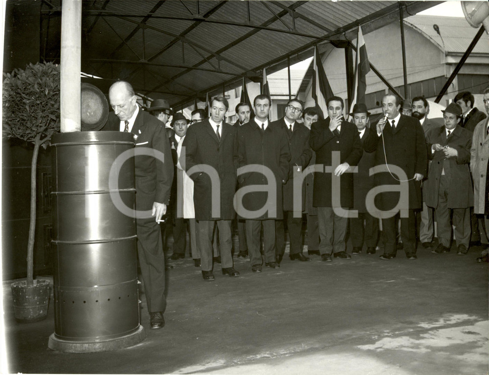 Fotografia d epoca originale 1969 BRUGHERIO MB IV Congresso SHUNT ITALIANA spa Presentazione impianti Foto 1