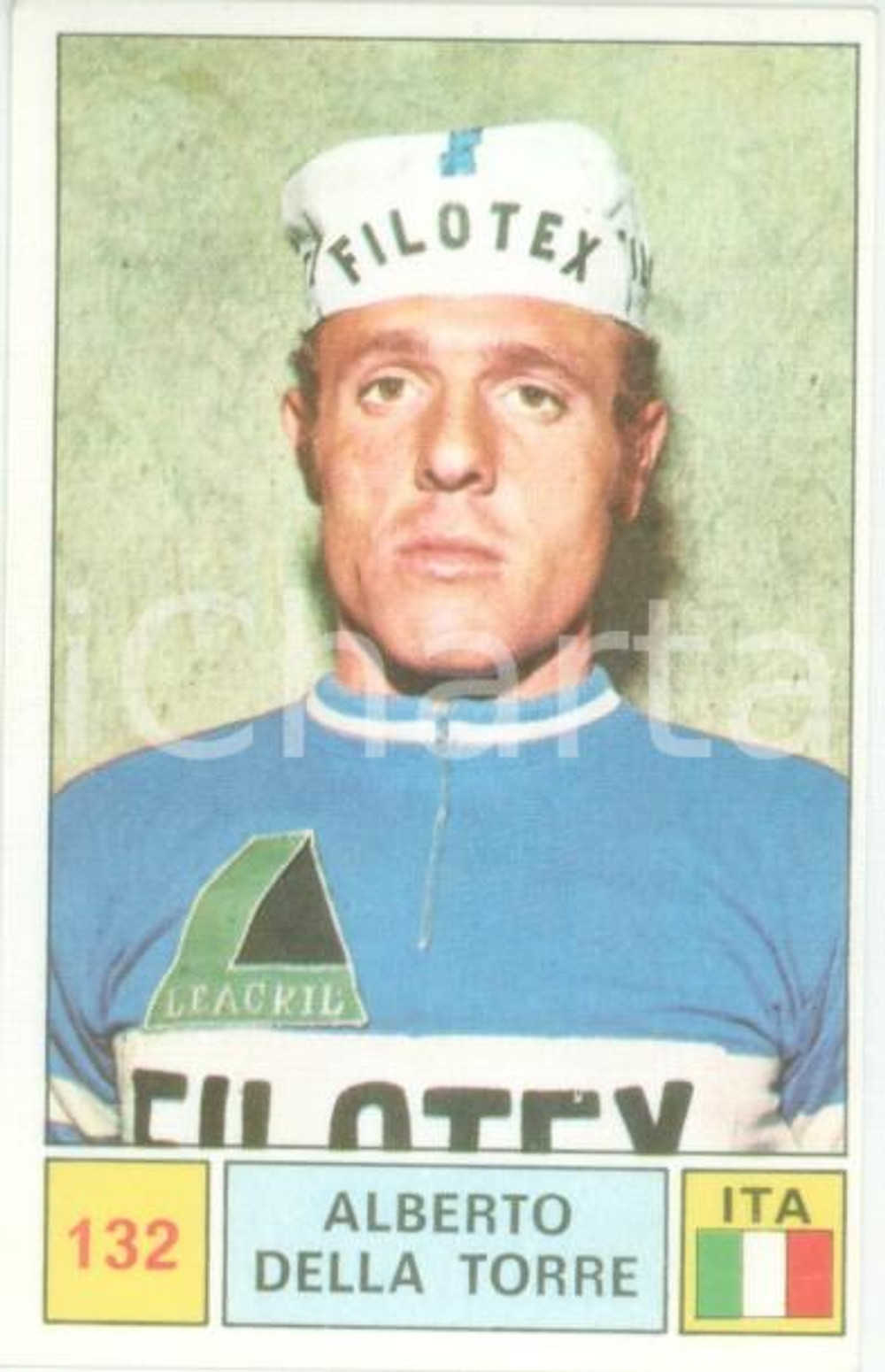 Oggetto da collezione cartaceo PANINI SPRINT 1971 Figurina valida Alberto DELLA TORRE n. 132 Sponsor FILOTEX 3 1