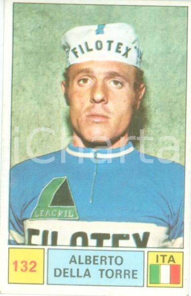 Oggetto da collezione cartaceo PANINI SPRINT 1971 Figurina valida Alberto DELLA TORRE n. 132 Sponsor FILOTEX 2 1