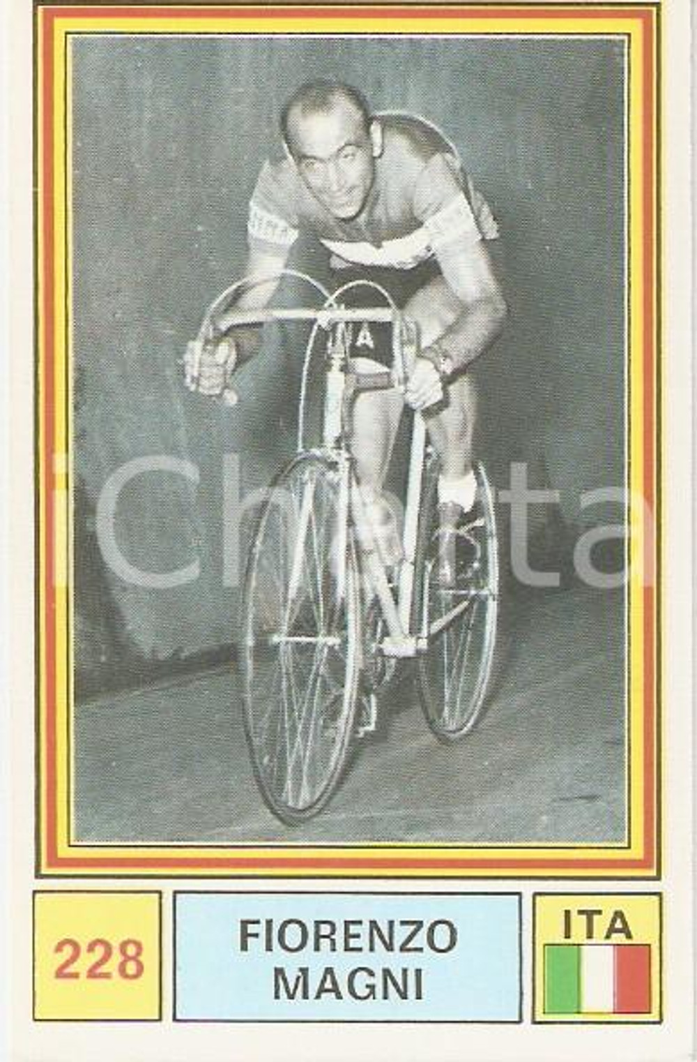 Oggetto da collezione cartaceo PANINI  SPRINT 1971 Figurina Fiorenzo MAGNI n. 228 Ciclismo 2 1